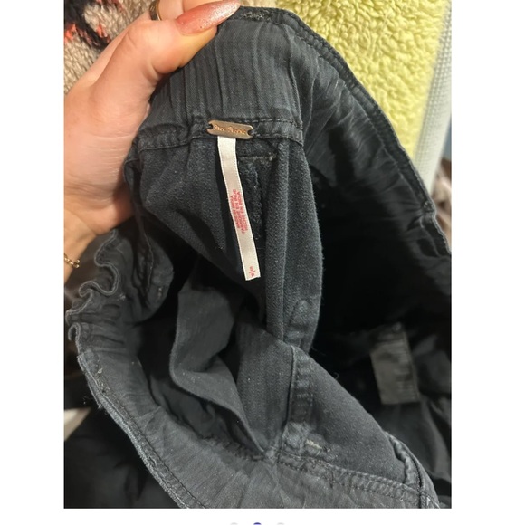 Free People Black Tahiti Cargo Pants - Picture 2 of 3